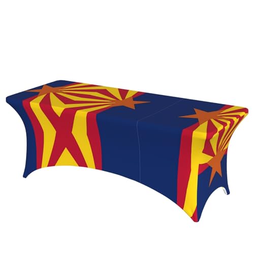 SamLng Tischdecke mit Arizona-Flagge, rechteckig, für Hochzeiten und Partys, dehnbar, langlebig, für Terrasse, Bankett, Tischdecke SamLng Tischdecke mit Arizona-Flagge, rechteckig, für Hochzeiten und Partys, dehnbar, langlebig, für Terrasse, Bankett, Tischdecke von SamLng