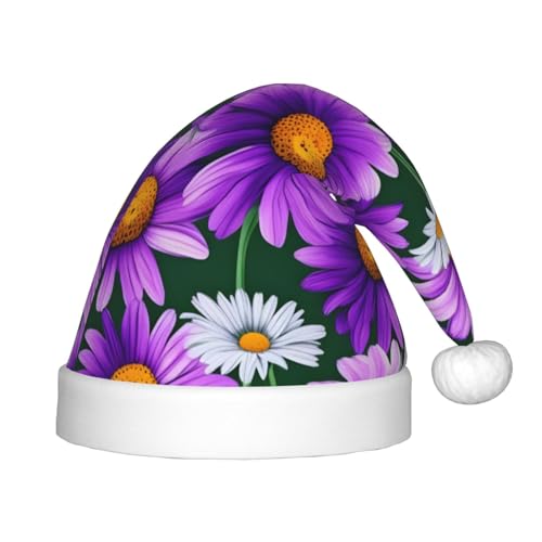 SamLng Violette Gänseblümchen-Weihnachtsmütze – warme Urlaubsmütze, perfekt für Weihnachten, Neujahrsparty, Festival – idealer Kopfschmuck für Kinder von 4–12 Jahren SamLng Violette Gänseblümchen-Weihnachtsmütze – warme Urlaubsmütze, perfekt für Weihnachten, Neujahrsparty, Festival – idealer Kopfschmuck für Kinder von 4–12 Jahren von SamLng