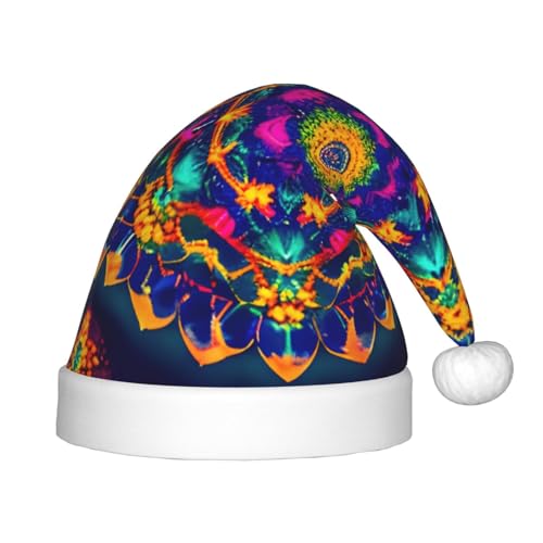 SamLng Weihnachtsmütze mit Mandala-Muster, warme Urlaubsmütze, perfekt für Weihnachten, Neujahrsparty, Festival, idealer Kopfschmuck für Kinder von 4–12 Jahren SamLng Weihnachtsmütze mit Mandala-Muster, warme Urlaubsmütze, perfekt für Weihnachten, Neujahrsparty, Festival, idealer Kopfschmuck für Kinder von 4–12 Jahren von SamLng