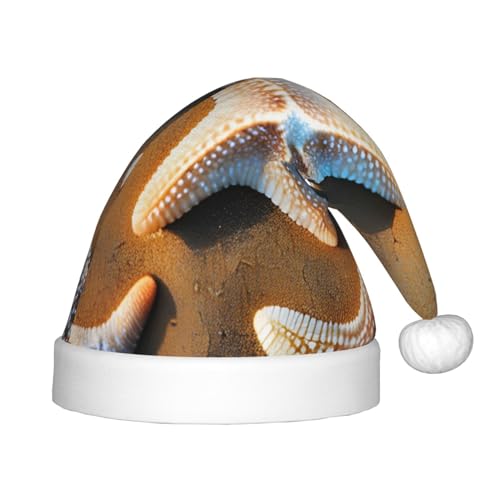 SamLng Weihnachtsmütze mit Seestern am Strand, warmer Urlaubshut, perfekt für Weihnachten, Neujahrsparty, Festival, idealer Kopfschmuck für Kinder von 4–12 Jahren SamLng Weihnachtsmütze mit Seestern am Strand, warmer Urlaubshut, perfekt für Weihnachten, Neujahrsparty, Festival, idealer Kopfschmuck für Kinder von 4–12 Jahren von SamLng
