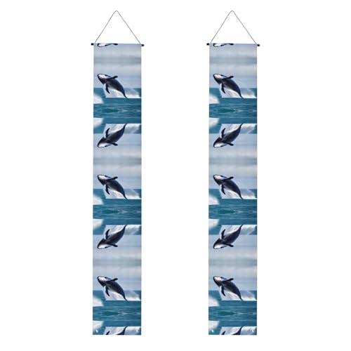 Whales at Sea Abschluss-Veranda-Banner – vielseitige Party-Dekorationen, perfekt für Haustür, Wand, Terrasse und mehr Whales at Sea Abschluss-Veranda-Banner – vielseitige Party-Dekorationen, perfekt für Haustür, Wand, Terrasse und mehr von SamLng