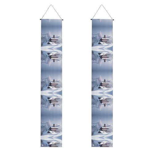 Winterlandschaft Druck Abschlussfeier Veranda Banner – vielseitige Party-Dekorationen, perfekt für Haustür, Wand, Terrasse und mehr von SamLng