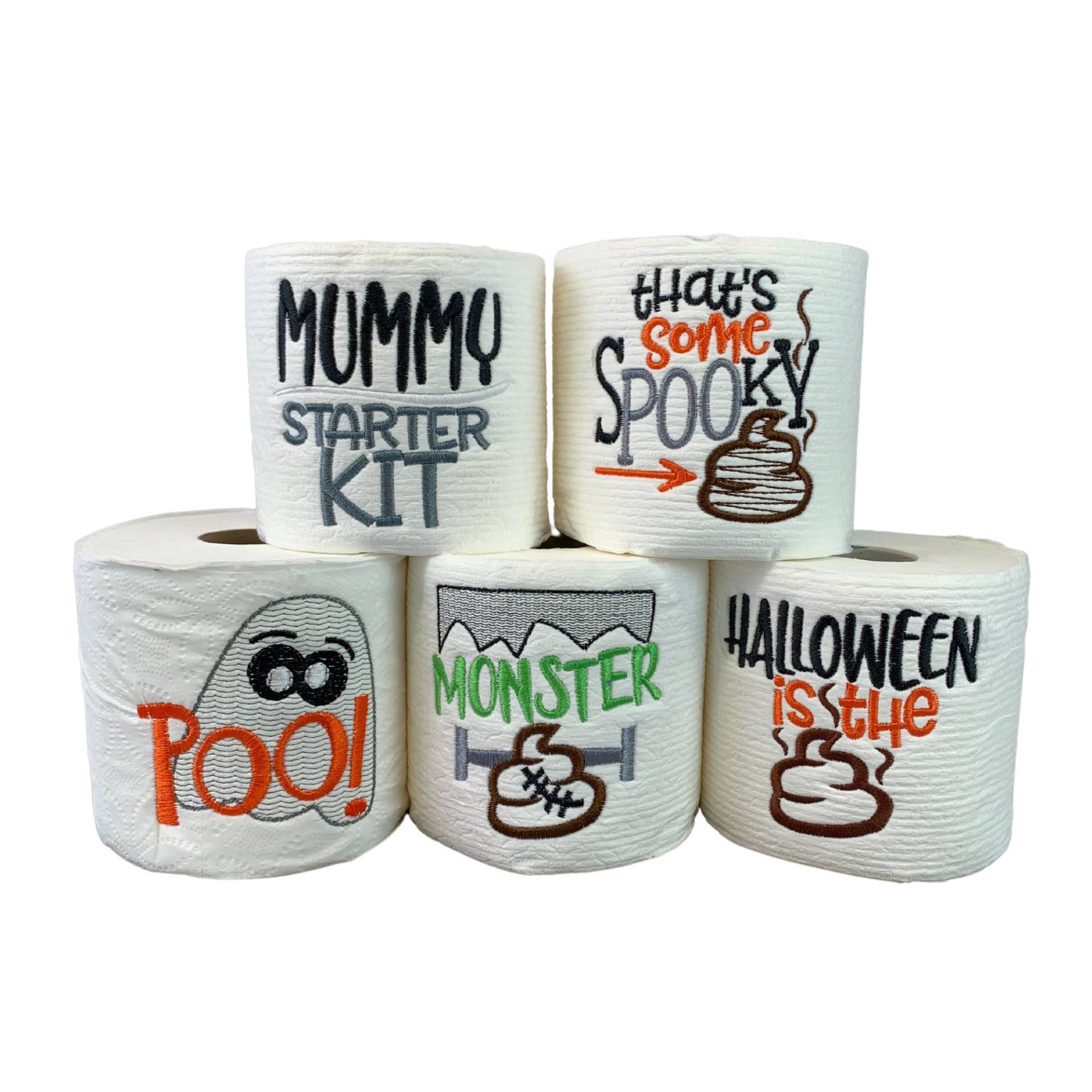 Besticktes Halloween Toilettenpapier, Party Gag Geschenk Besticktes Halloween Toilettenpapier, Party Gag Geschenk von SamanthasStylz