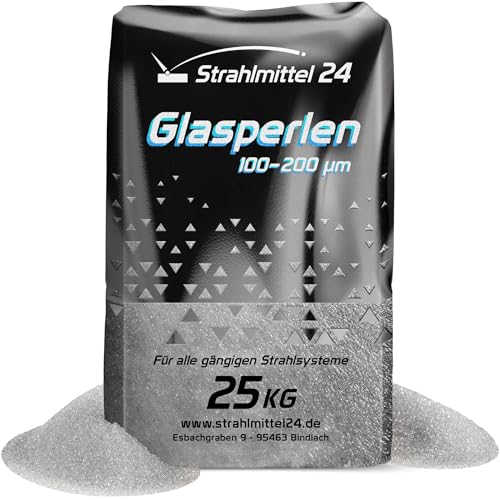 25 KG Glasperlen Strahlmittel 100-200 µm 25 KG Glasperlen Strahlmittel 100-200 µm von Samore