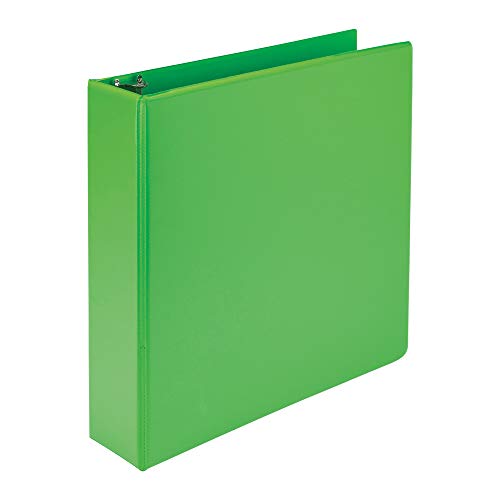 Samsill Pflanzenbasis, langlebig, 5,1 cm, 3-Ringbuch, hergestellt in den USA, modische klare Sichtbinder, bis zu 25% pflanzlicher Kunststoff, Limettengrün (184678) von Samsill