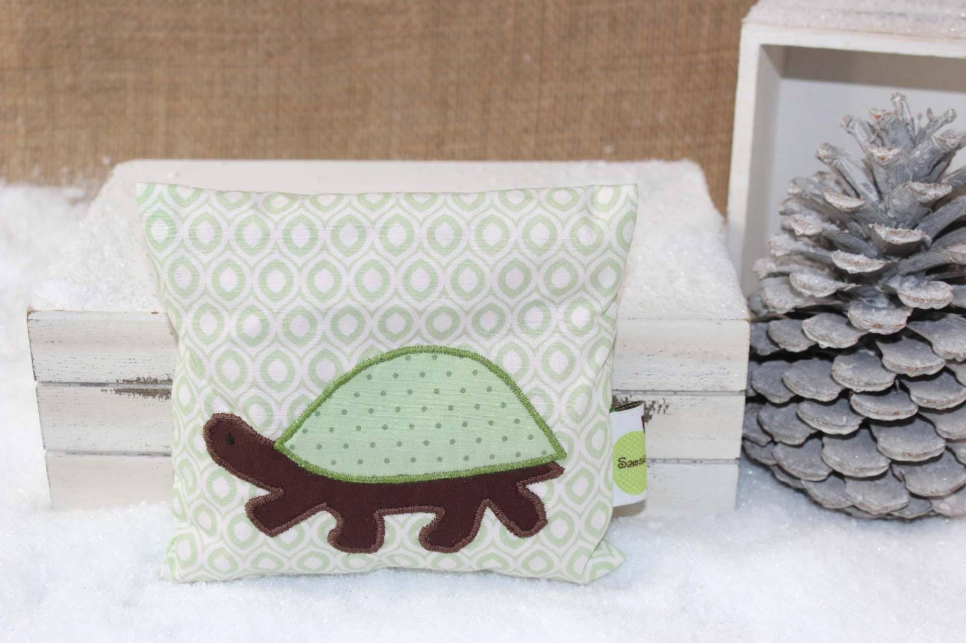 Dinkelkissen, Schildkröte, Grün, Klein, Für Babies Und Kinder, Körnerkissen, Wärmekissen, Handwärmer Dinkelkissen, Schildkröte, Grün, Klein, Für Babies Und Kinder, Körnerkissen, Wärmekissen, Handwärmer von SamsitaDesign