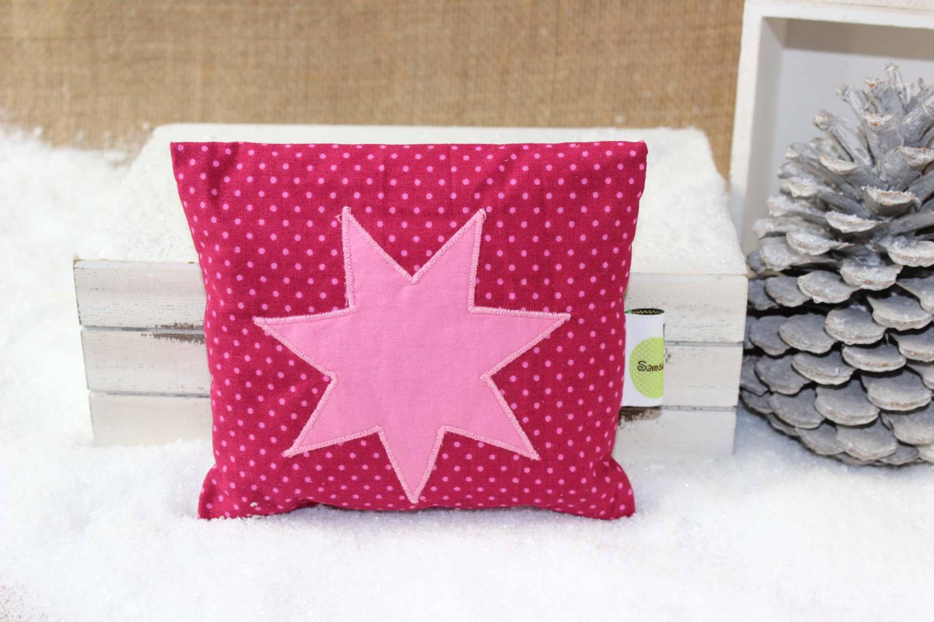 Dinkelkissen, Stern, Pink, Klein, Für Babies Und Kinder, Körnerkissen, Wärmekissen, Handwärmer Dinkelkissen, Stern, Pink, Klein, Für Babies Und Kinder, Körnerkissen, Wärmekissen, Handwärmer von SamsitaDesign