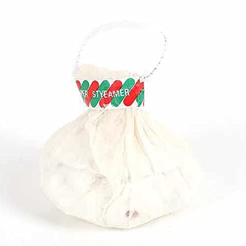 Kein Chaos Streamer Poppers, Tragbar 30 Hand Werfen Konfetti Poppers Einfach Zu Bedienen Und Zu Reinigen Bunte Hand Werfen Konfetti Streamer Für Party Hochzeit Graduation (Zugring Weiß) von Samst