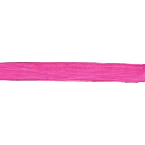 Samtband, 13mm breit, 10 Meter lang/Farbe: 08 - pink von Samtband
