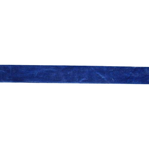Samtband, 13mm breit, 10 Meter lang/Farbe: 13 - Royalblau von Samtband