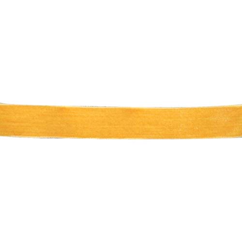 Samtband, 25mm breit, 10 Meter lang/Farbe: 05 - Sonnengelb Samtband, 25mm breit, 10 Meter lang/Farbe: 05 - Sonnengelb von Samtband