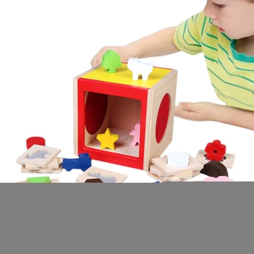 Holz Formen Zuordnungsspiel, Sinnliches Holz Sortierbox Für Formen, Klassisches Lernspielzeug Feinmotorik Entwicklungspuzzle Für Kinder Holz Formen Zuordnungsspiel, Sinnliches Holz Sortierbox Für Formen, Klassisches Lernspielzeug Feinmotorik Entwicklungspuzzle Für Kinder von Samuliy