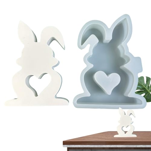 Samuliy -Silikonform | Epoxidharz-Gießharz-Form – Hasen-Süßigkeiten-Form für Zuhause, Valentinstag, Geburtstag von Samuliy