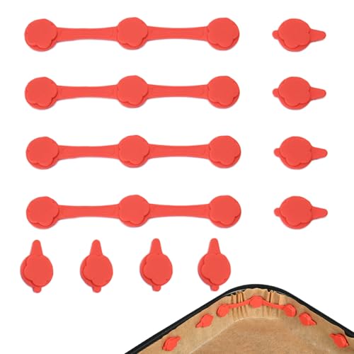 Silicone Heißluftfritteusen Magneten - Backpapier Magnetverschluss Für Heißluftfritteusen - Hitzebeständiges Küchenzubehör Vier Stücke für Familienpicknick Gemeinschaftskochveranstaltungen und von Samuliy