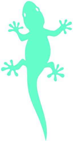 Samunshi® Gecko Aufkleber Gecko Sticker 2,4 x 4cm mint von Samunshi