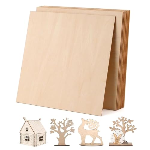 30 Stück Sperrholzplatte 400 x 400 x 3 mm Lindenholz Eindicken Bastelholz Sperrholz Holzplatte für Laserprojekte DIY Handwerk Modell Malerei Gravierte Gemälde 30 Stück Sperrholzplatte 400 x 400 x 3 mm Lindenholz Eindicken Bastelholz Sperrholz Holzplatte für Laserprojekte DIY Handwerk Modell Malerei Gravierte Gemälde von SanBouSi