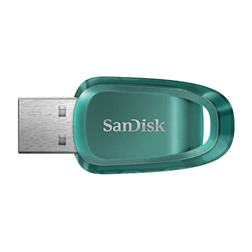 SanDisk Ultra Eco USB 3.2 Flash-Laufwerk 128 GB (Lesegeschwindigkeit bis 100 MB/s, RescuePRO Deluxe, 5 Jahre Garantie) von SanDisk