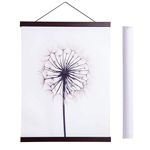 Sanauto Posterleiste Posterschiene Poster, Magnet Magnetische Holz Poster Aufhänger Halter Rahmen Leisten Bild Bilder Bilderleiste Bilderrahmen 50x70 50x100 50x75(50cm, Nussbaum) von Sanauto