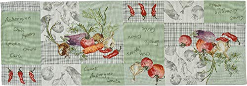 Soup of The Day Gobelin Tischwäsche bunt Motiv Gemüse (Tischläufer 32x96 cm) von Sander