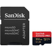 SanDisk Speicherkarte microSDXC-Card Extrem PRO 512 GB von Sandisk