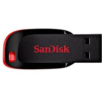 SanDisk USB-Stick Cruzer Blade schwarz, rot 16 GB von Sandisk