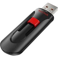 SanDisk USB-Stick Cruzer Glide schwarz, rot 64 GB von Sandisk