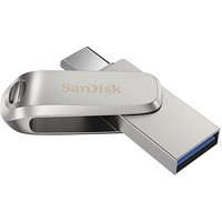 SanDisk USB-Stick Ultra Dual Drive Luxe Type-C silber 128 GB, 1 St. von Sandisk