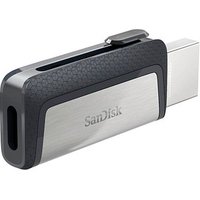 SanDisk USB-Stick Ultra Dual Drive USB Type-C silber, grau 64 GB, 1 St. von Sandisk