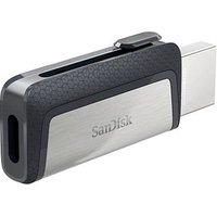 SanDisk USB-Stick Ultra Dual Drive USB Type-C silber, grau 64 GB von Sandisk
