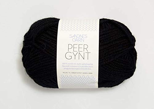 Peer Gynt col.1099 black ca.91 m 50 g Peer Gynt col.1099 black ca.91 m 50 g von Sandnes Garn