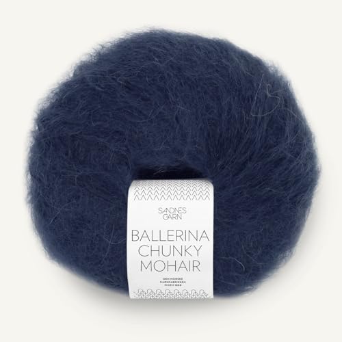 SANDNES GARN Ballerina Chunky Mohair - Farbe: Dyp Marine (5581) - 50 g/ca. 135 m Wolle von Sandnes Garn