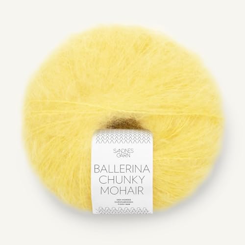 SANDNES GARN Ballerina Chunky Mohair - Farbe: Lemon (9004) - 50 g/ca. 135 m Wolle von Sandnes Garn