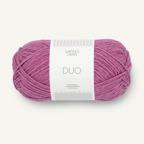 SANDNES GARN Duo - Farbe: Magenta (4628) - 50 g/ca. 115 m Wolle von Sandnes Garn