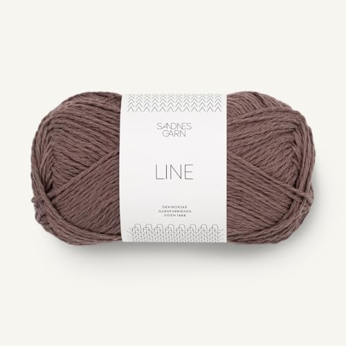 SANDNES GARN Line - Farbe: Eikenøtt (3161) - 50 g/ca. 110 m Wolle von Sandnes Garn