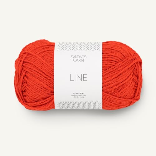 SANDNES GARN Line - Farbe: Spicy Orange (3819) - 50 g/ca. 110 m Wolle von Sandnes Garn
