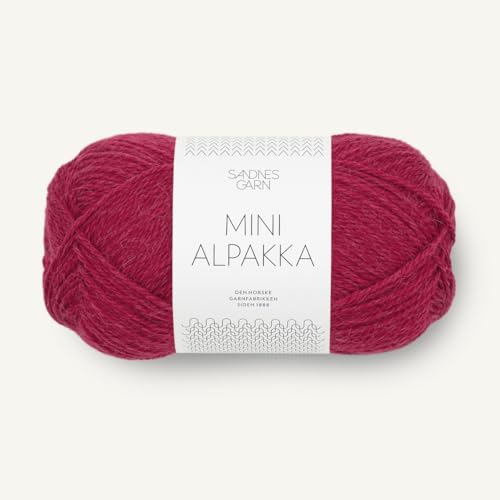 SANDNES GARN Mini Alpakka - Farbe: Rumba Red (4255) - 50 g/ca. 150 m Wolle von Sandnes Garn