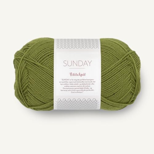 SANDNES GARN Petiteknit Sunday - Farbe: Matcha (9564) - 50 g/ca. 235 m Wolle von Sandnes Garn