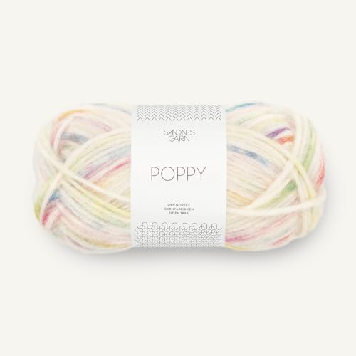 SANDNES GARN Poppy - Farbe: Tutti Frutti (1010) - 50 g/ca. 110 m Wolle von Sandnes Garn