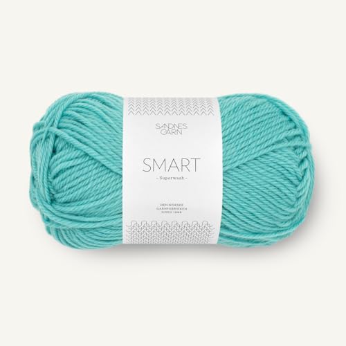 SANDNES GARN Smart - Farbe: Dusty Turquoise (7033) - 50 g/ca. 100 m Wolle von Sandnes Garn