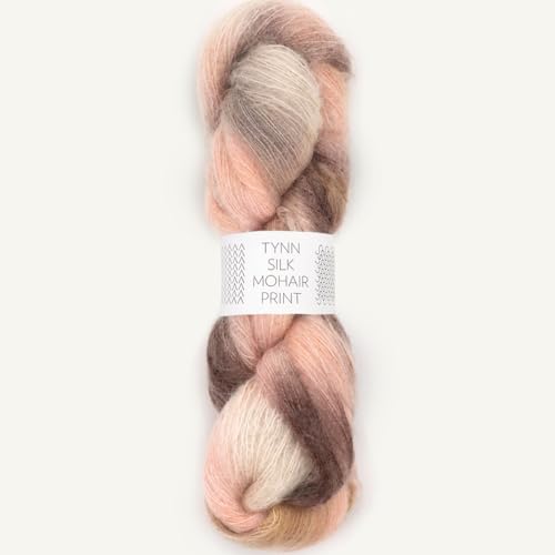 SANDNES GARN Tynn Silk Mohair Print - Farbe: Blossom Tree (3135) - 50 g/ca. 424 m Wolle von Sandnes Garn