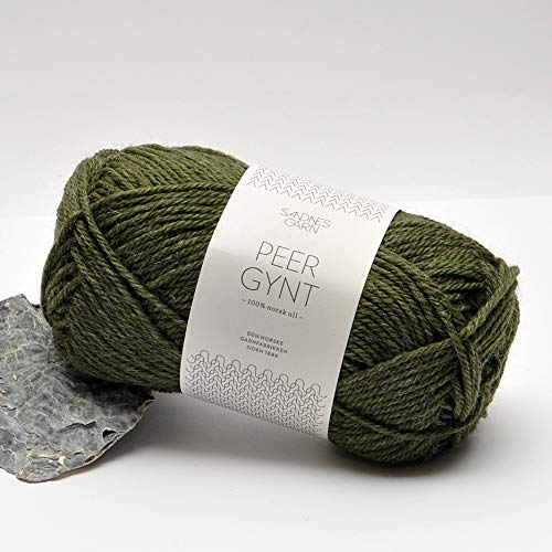 Sandnes Garn - Peer Gynt - 50 g - 91 m - Dark Green Mottled 9572, SG1101-9572 von Sandnes Garn