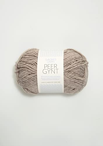 Sandnes Garn 1101 Peer Gynt, Wolle, beige mottled, ca m-50 g, 91 Meter von Sandnes Garn