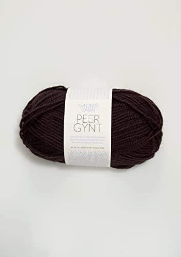 Sandnes Garn 1101 Peer Gynt, Wolle, braun, ca m-50 g, 91 Meter Sandnes Garn 1101 Peer Gynt, Wolle, braun, ca m-50 g, 91 Meter von Sandnes Garn