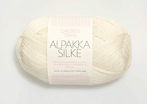 Sandnes Garn Alpakka Silke 1002 Natur, SG11731002, col.1002 creme Sandnes Garn Alpakka Silke 1002 Natur, SG11731002, col.1002 creme von Sandnes Garn