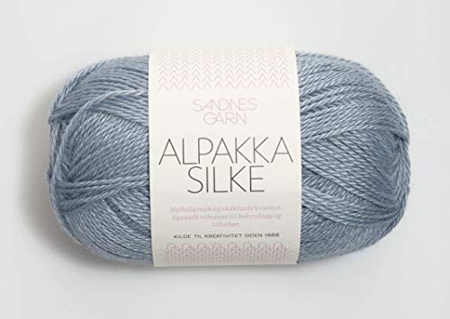 Sandnes Garn Alpakka Silke 6041 blau, SG11736041 von Sandnes Garn