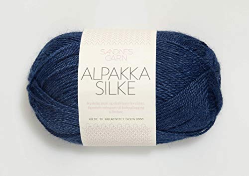 Sandnes Garn Alpakka Silke 6063 inkblau, SG11736063 Sandnes Garn Alpakka Silke 6063 inkblau, SG11736063 von Sandnes Garn