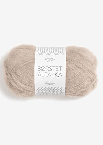 Sandnes Garn Borstet Alpakka 50 g col.3021 beige, 191-0001190-003021 von Sandnes Garn