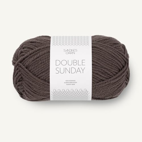 Sandnes Garn Double Sunday ca.108 m col. 3880 mork sjokolade 50 g Sandnes Garn Double Sunday ca.108 m col. 3880 mork sjokolade 50 g von Sandnes Garn