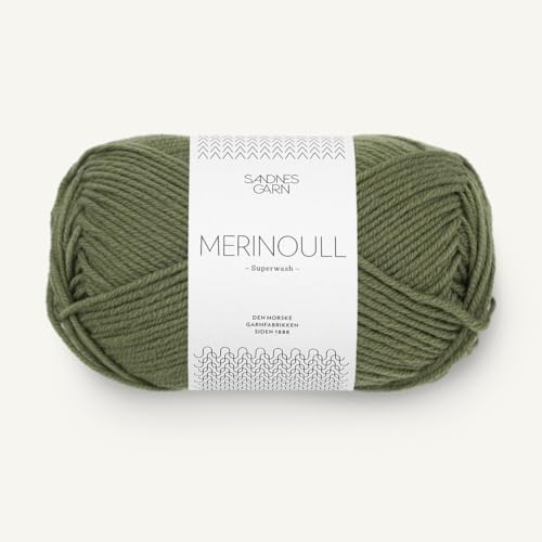 Sandnes Garn Merinoull ca. 105 m col. 9062 olivengroon 50 g Sandnes Garn Merinoull ca. 105 m col. 9062 olivengroon 50 g von Sandnes Garn