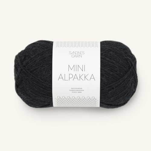 Sandnes Garn Mini Alpakka 1099 Schwarz von Sandnes Garn